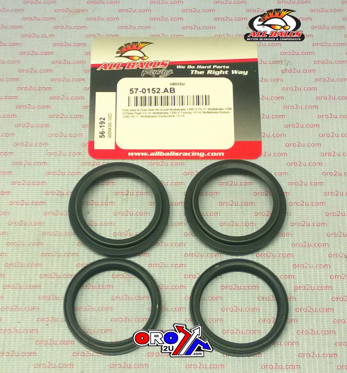 SEAL WIPER SET ALLBALLS, ALLBALLS 56-192 FORK SEAL KIT image 1