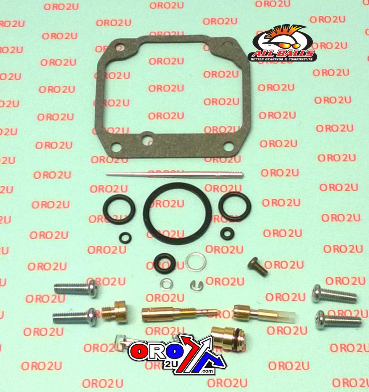 CARBURETOR REBUILD KIT 87-89 SUZ LT-F250/LT-4WD, ALLBALLS 26-1594 ATV thumbnail 2