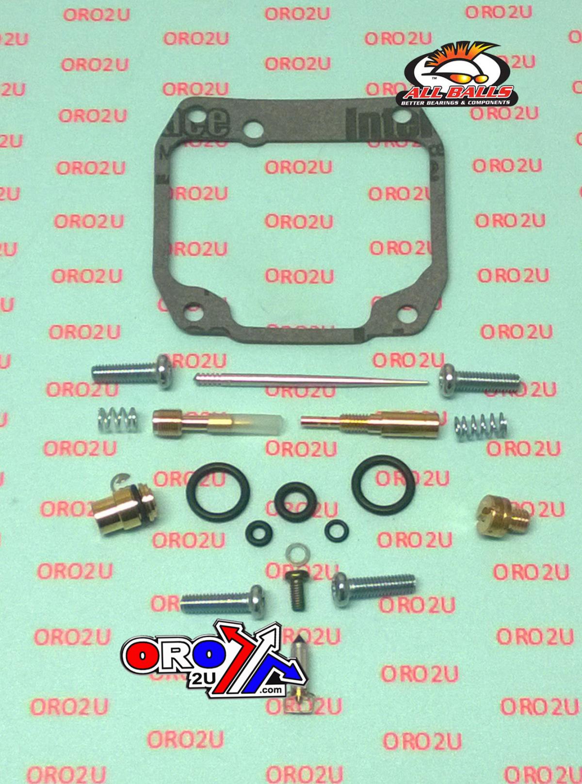 CARBURETOR REBUILD KIT 85-86 SUZ LT-250EF, ALLBALLS 26-1597 ATV thumbnail 2