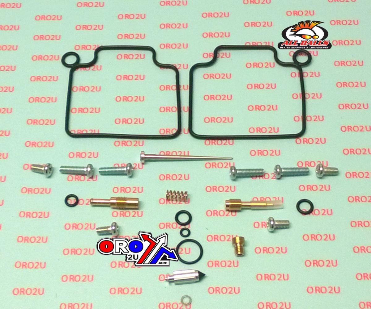 CARBURETOR REBUILD KIT 04-05 HON VT600, ALLBALLS 26-1605 ROAD thumbnail 2
