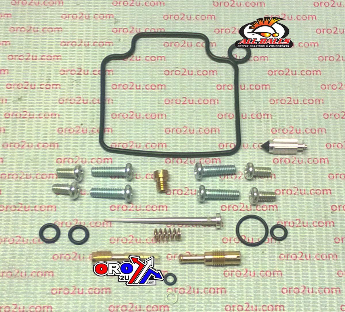 CARBURETOR REBUILD KIT 06-07 HON VT600, ALLBALLS 26-1606 ROAD thumbnail 2