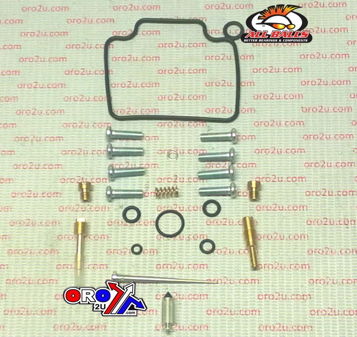 CARBURETOR REBUILD KIT 07-09 HON VT750, ALLBALLS 26-1611 ROAD thumbnail 2