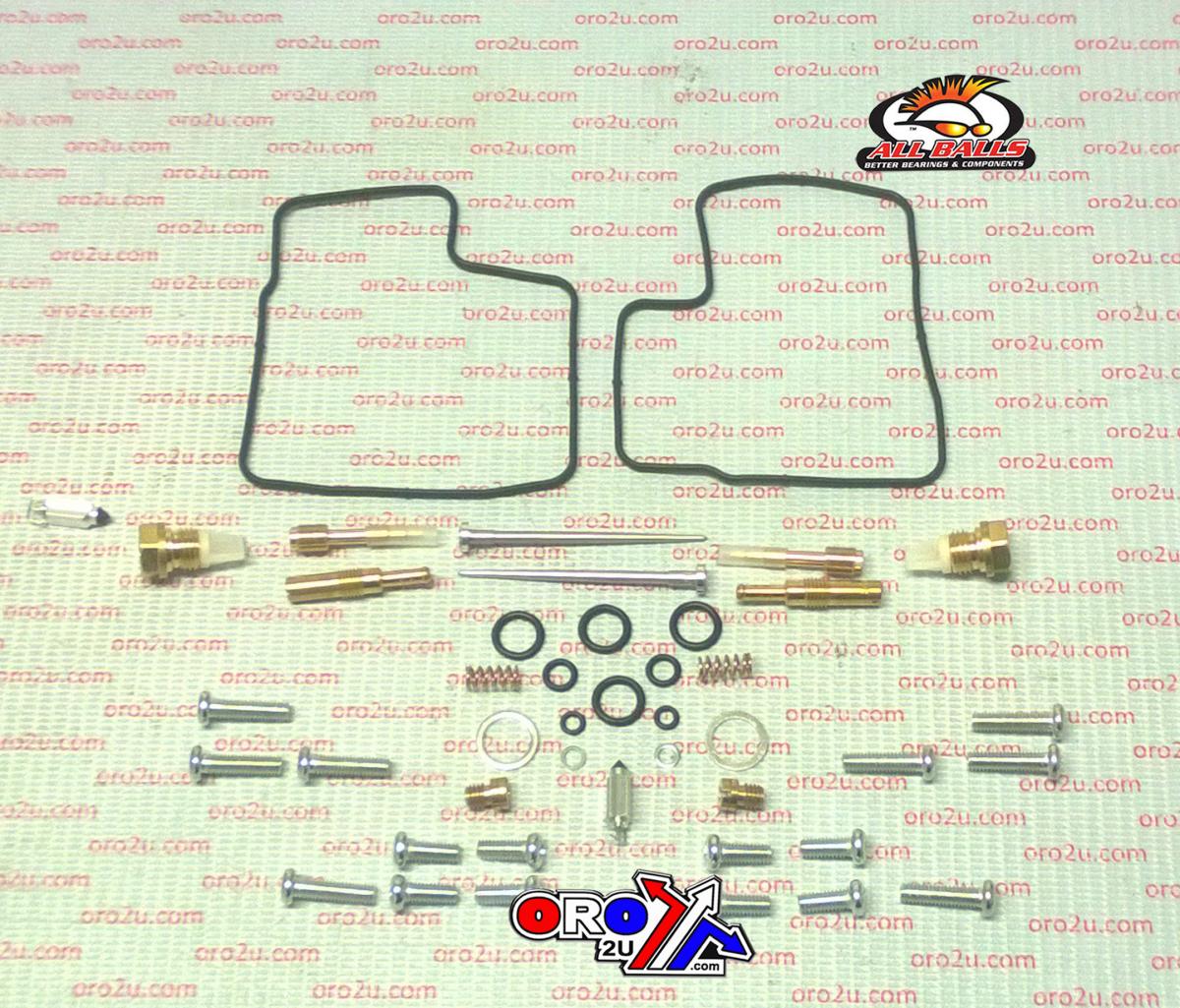 CARBURETOR REBUILD KIT 06-07 HON VT1100C, ALLBALLS 26-1618 ROAD thumbnail 2