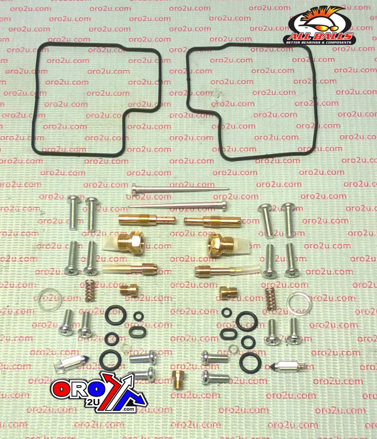CARBURETOR REBUILD KIT 95-96 HON VT1100C, ALLBALLS 26-1619 ROAD thumbnail 2