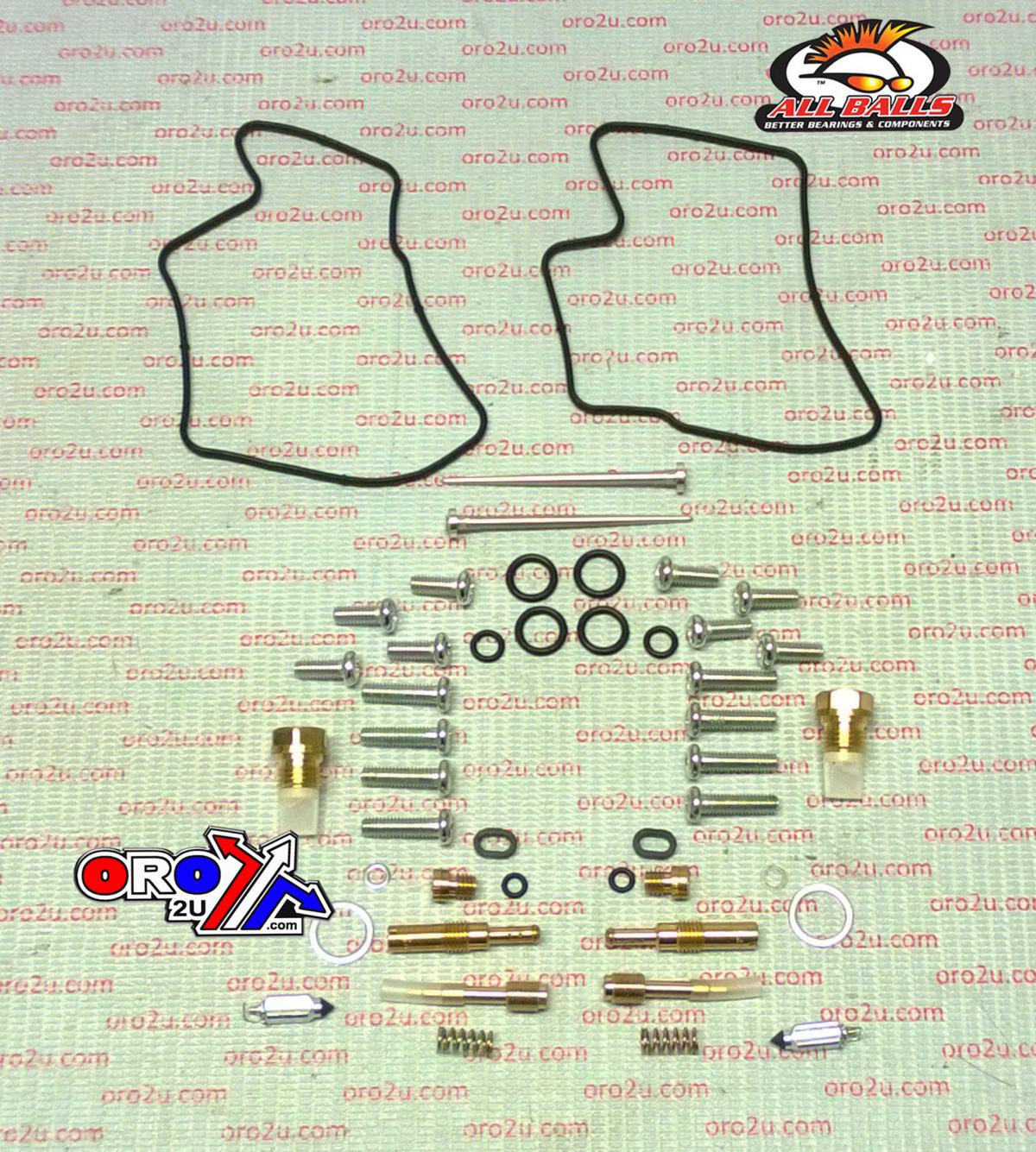 CARBURETOR REBUILD KIT 00-05 HON VT1100C, ALLBALLS 26-1625 ROAD thumbnail 2