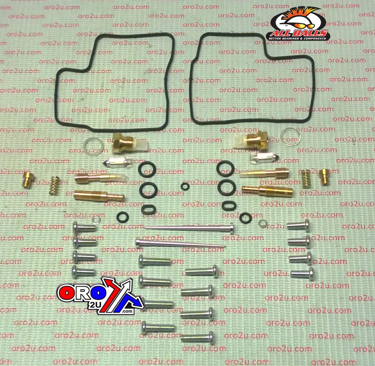 CARBURETOR REBUILD KIT 06-07 HON VT1100C, ALLBALLS 26-1626 ROAD thumbnail 2