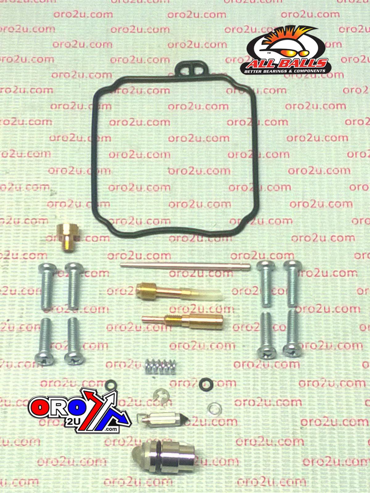 CARBURETOR REBUILD KIT 95-22 YAM XV250, ALLBALLS 26-1630 ROAD thumbnail 2