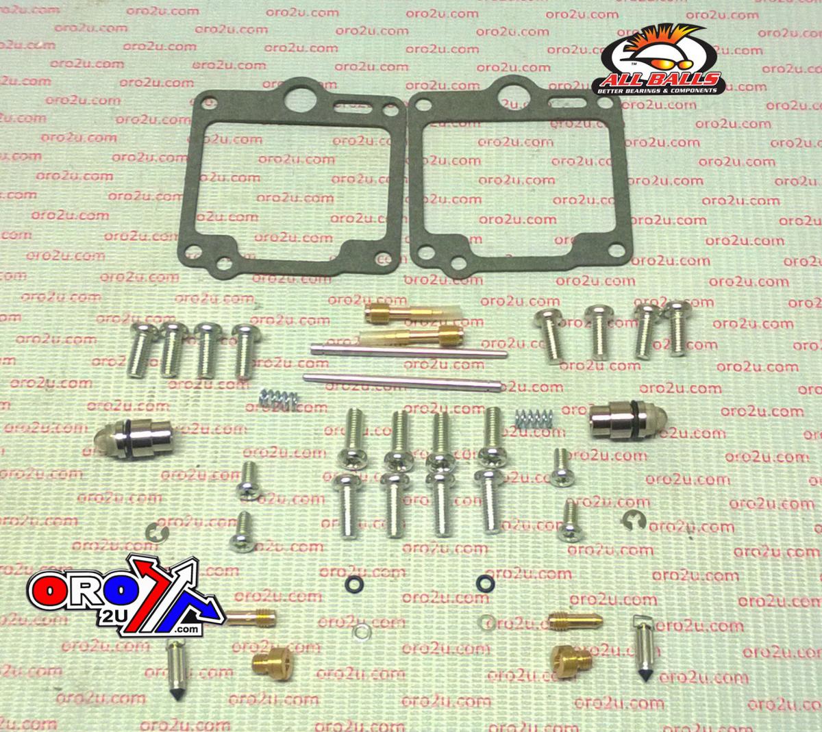 CARBURETOR REBUILD KIT 88-97 YAM XV750 VIRAGO, ALLBALLS 26-1633 ROAD thumbnail 2