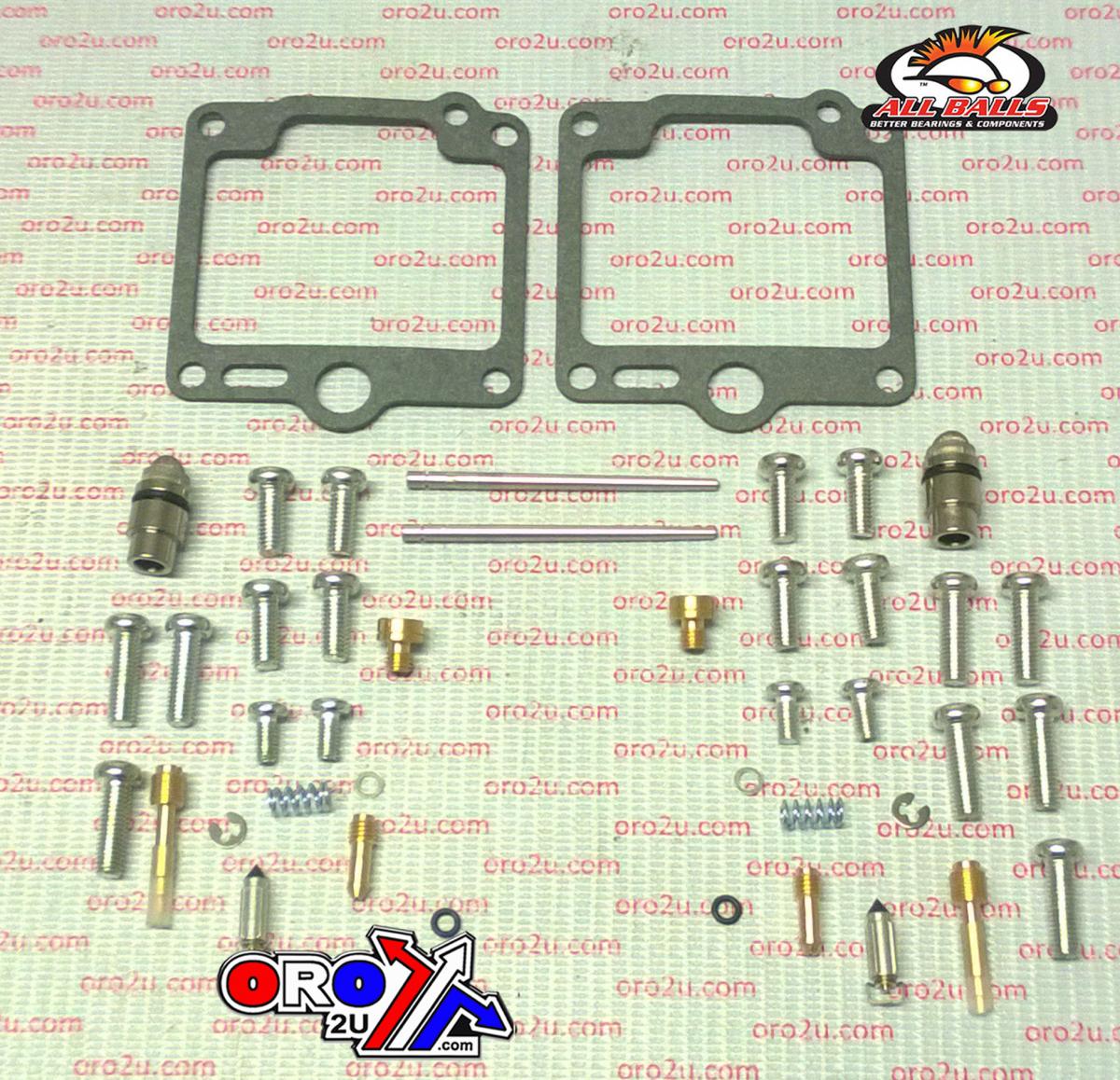 CARBURETOR REBUILD KIT 88-89 YAM XV1100 VIRAGO, ALLBALLS 26-1637 ROAD thumbnail 2