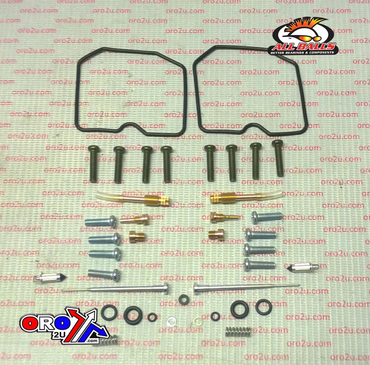 CARBURETOR REBUILD KIT 88-07 KAW EX250 NINJA, ALLBALLS 26-1644 ROAD thumbnail 2