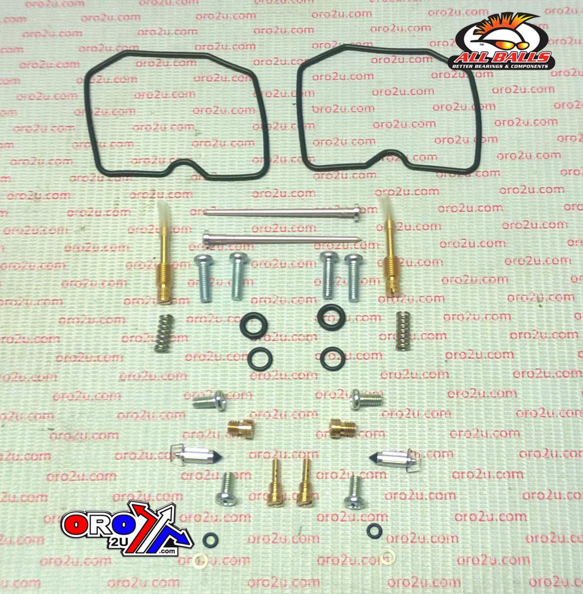CARBBURETOR REBUILD KIT 96-09 KAW EN500 VULCAN, ALLBALLS 26-1645 ROAD thumbnail 2