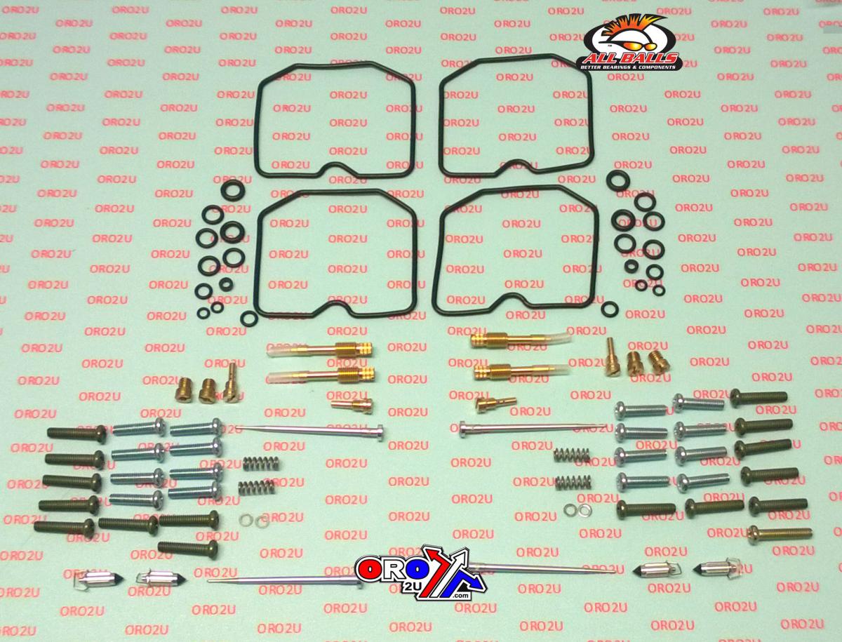 CARBURETOR REBUILD KIT 86-06 KAW ZG1000 GTR/CONCOURS, ALLBALLS 26-1652 ROAD thumbnail 2