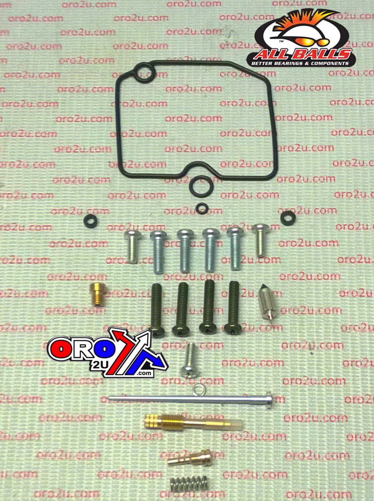 CARBURETOR REBUILD KIT 98-04 KAW VN1500, ALLBALLS 26-1656 ROAD thumbnail 2