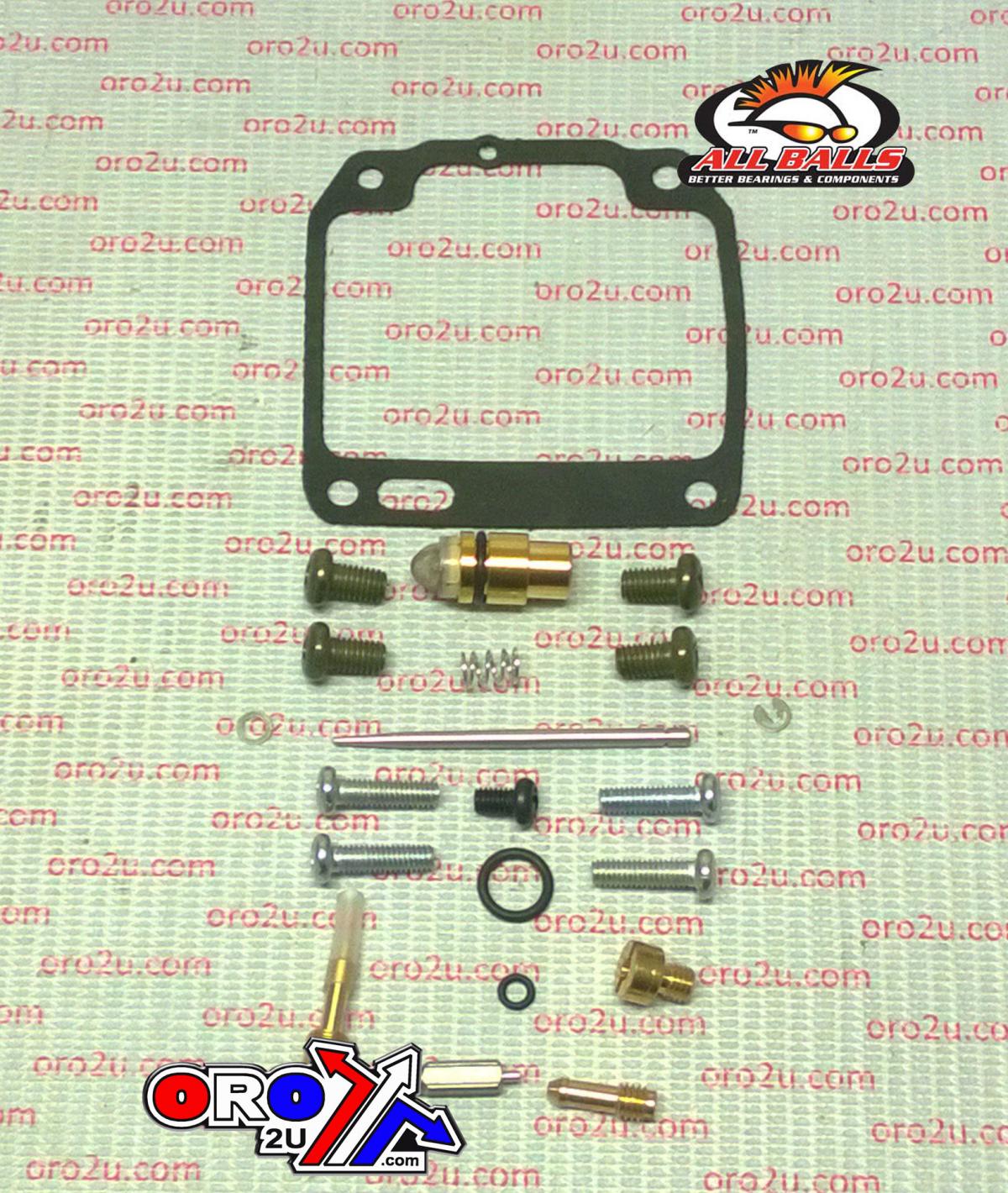 CARBURETOR REBUILD KIT 91-97 SUZ GN125, ALLBALLS 26-1658 ROAD thumbnail 2