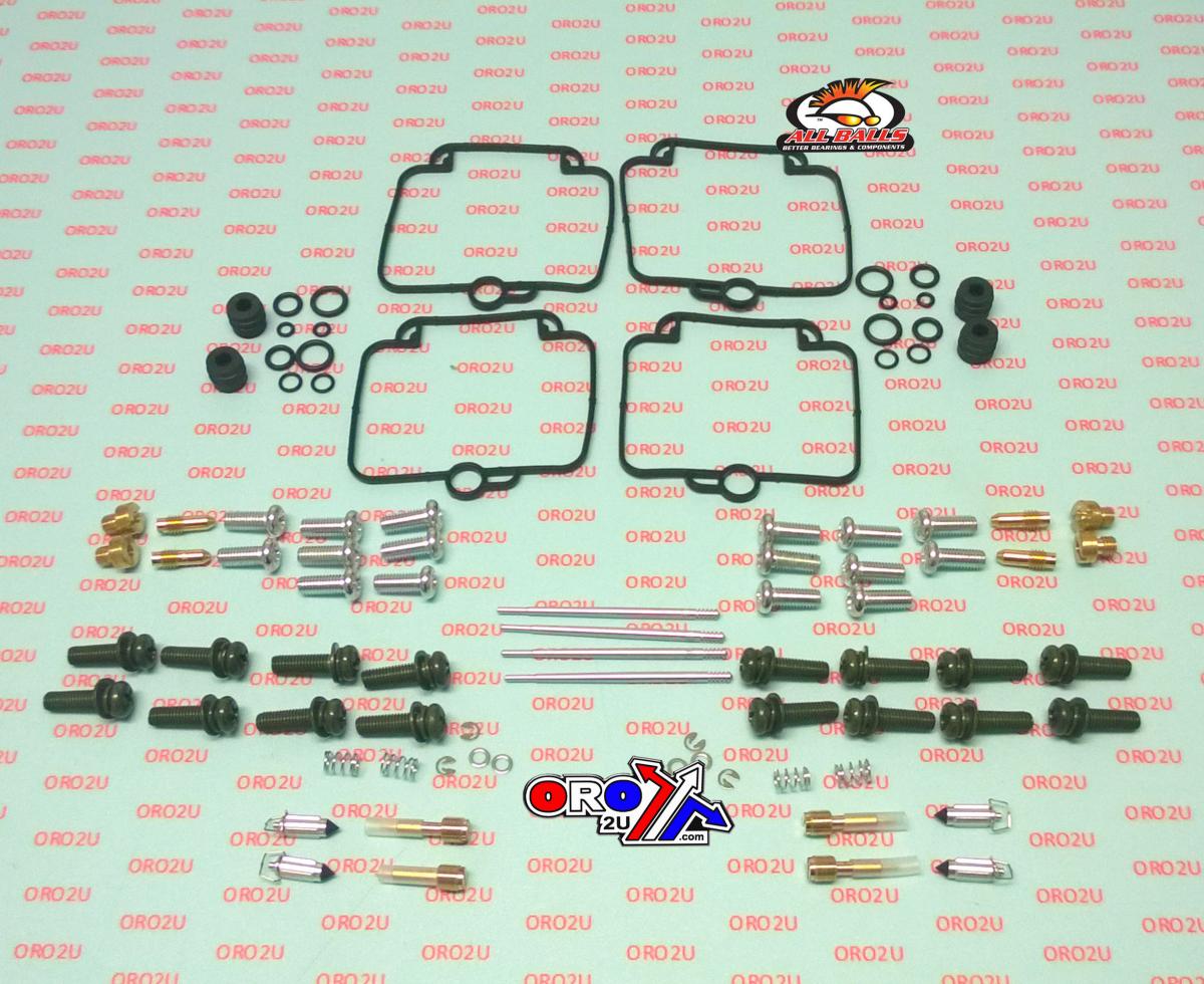 CARBURETOR REBUILD KIT 90-96 SUZ GSX600F KATANA, ALLBALLS 26-1665 ROAD thumbnail 2