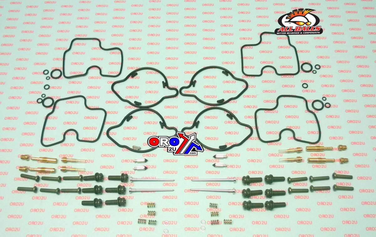 CARBURETOR REBUILD KIT 95-96 HON CBR600F3, ALLBALLS 26-1669 ROAD thumbnail 2