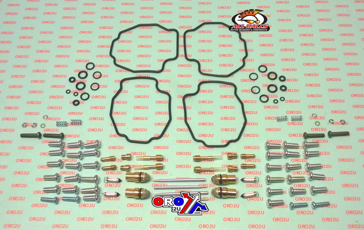 CARBURETOR REBUILD KIT 85-92 YAM VMX12 V-MAX, ALLBALLS 26-1676 ROAD thumbnail 2