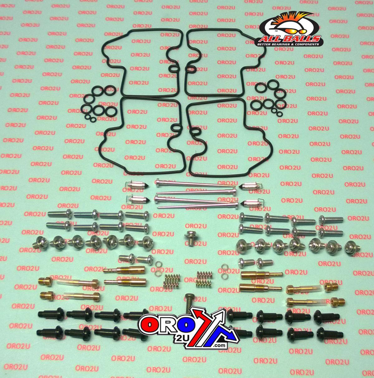 CARBURETOR REBUILD KIT 99-02 YAM YZF-R6, ALLBALLS 26-1677 ROAD thumbnail 2