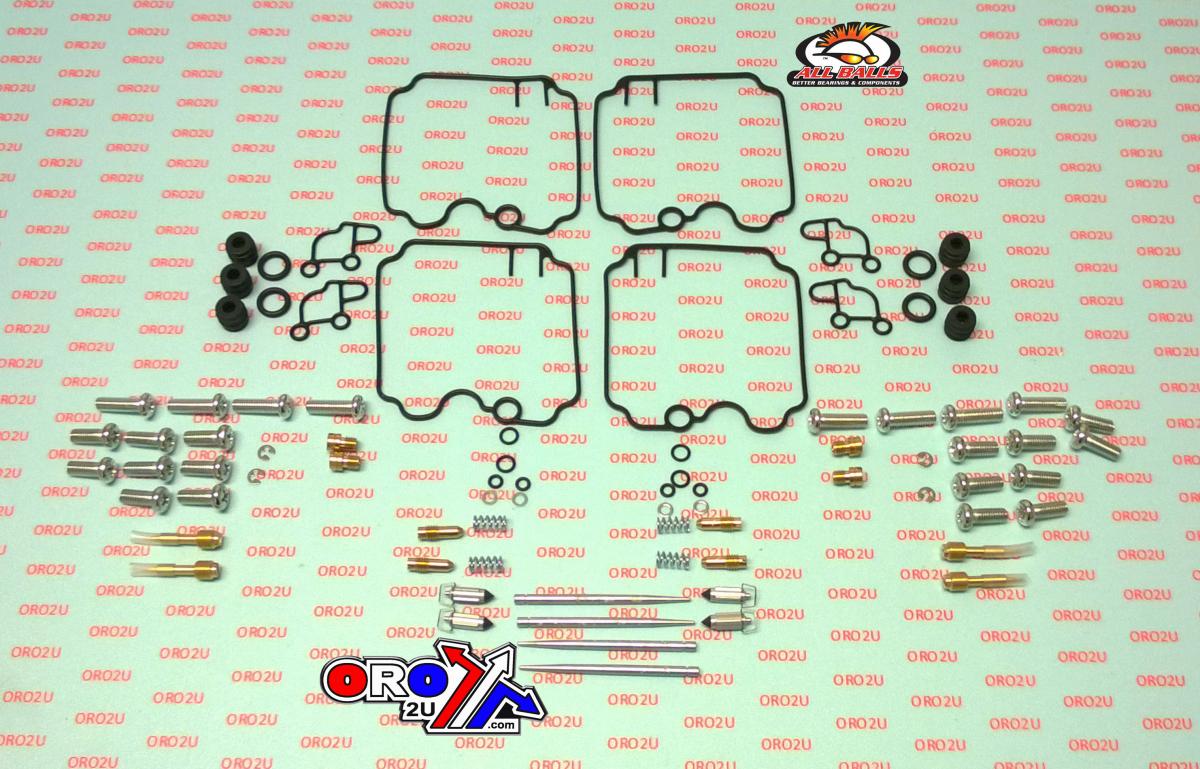 CARBURETOR REBUILD KIT 89-99 YAM FZR600, ALLBALLS 26-1679 ROAD thumbnail 2