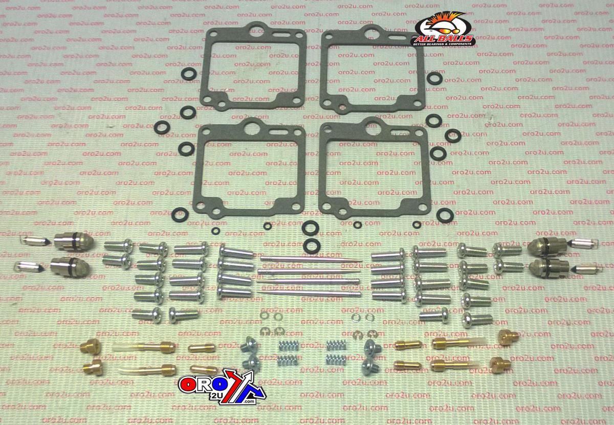 CARBURETOR REBUILD KIT 89-93 YAM FJ1200, ALLBALLS 26-1680 ROAD thumbnail 2