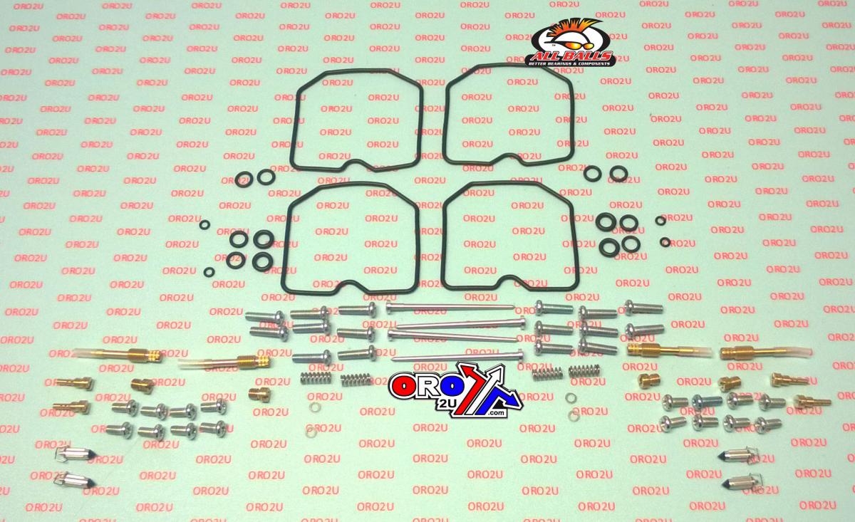 CARBURETOR REBUILD KIT 92-95 KAW ZR1100, ALLBALLS 26-1687 ROAD thumbnail 2