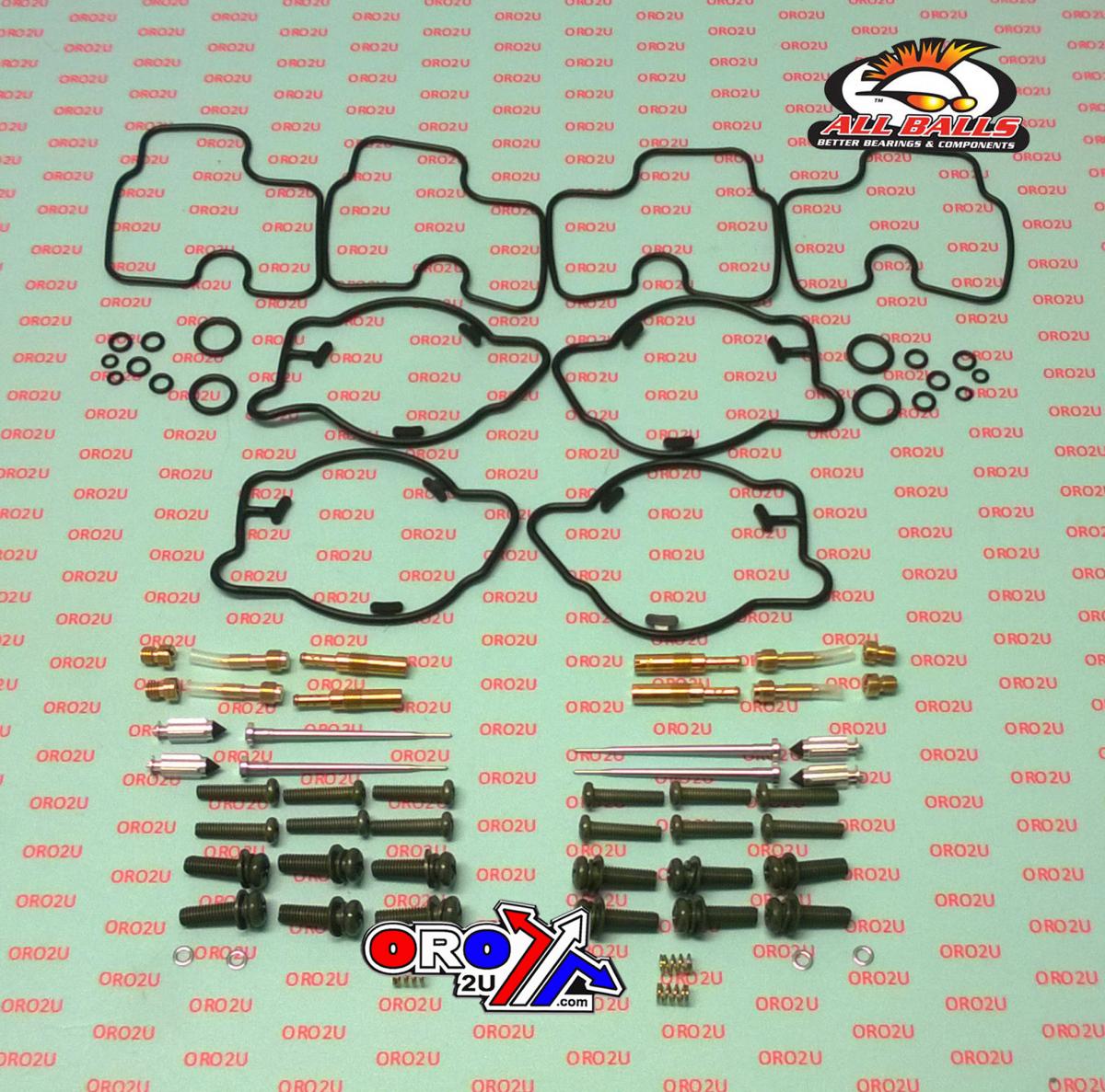 CARBURETOR REBUILD KIT 97-98 HON CBR11OOXX BLACKBIRD, ALLBALLS 26-1689 ROAD thumbnail 2