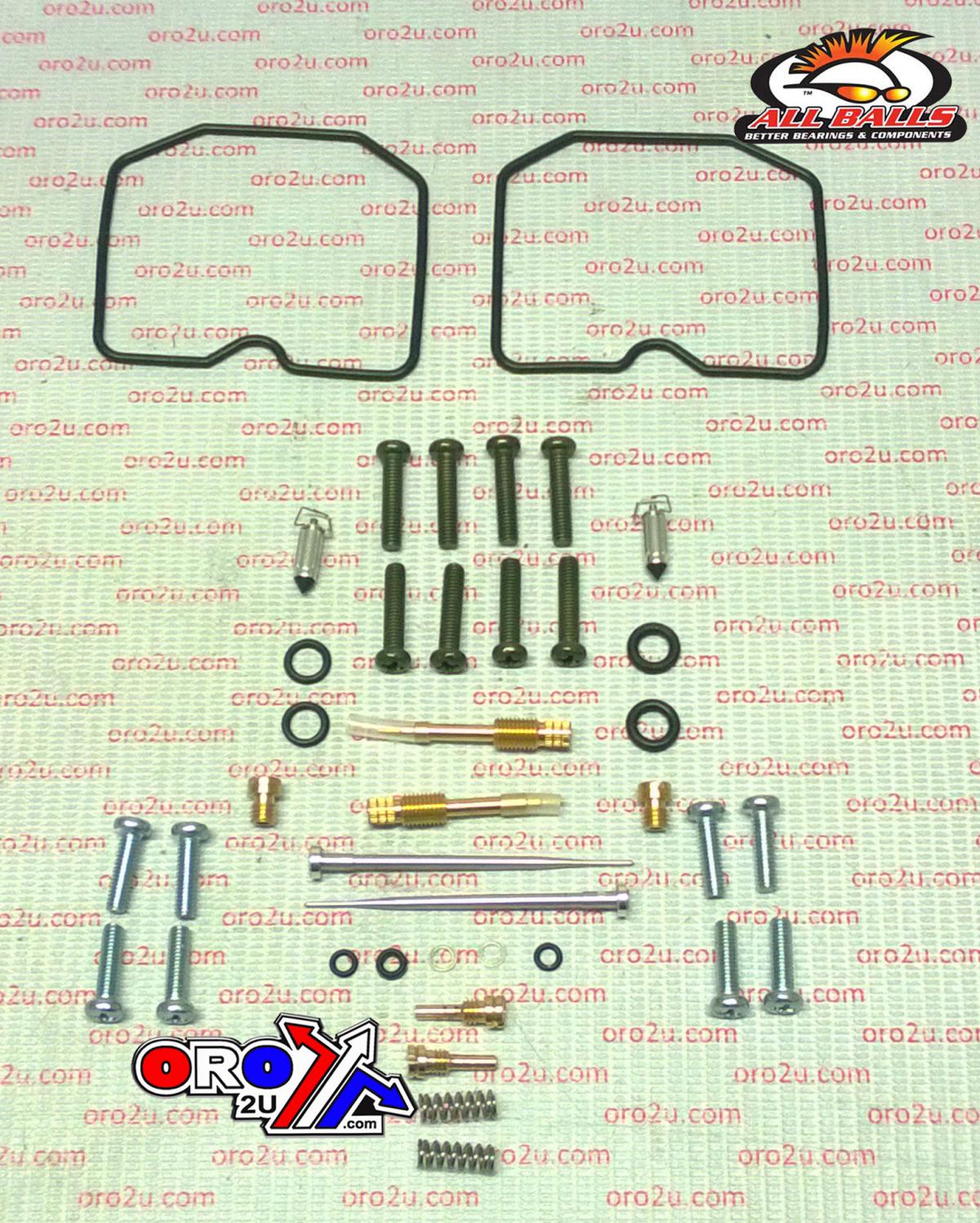CARBURETOR REBUILD KIT 08-12 KAW EX250 NINJA, ALLBALLS 26-1693 ROAD thumbnail 2