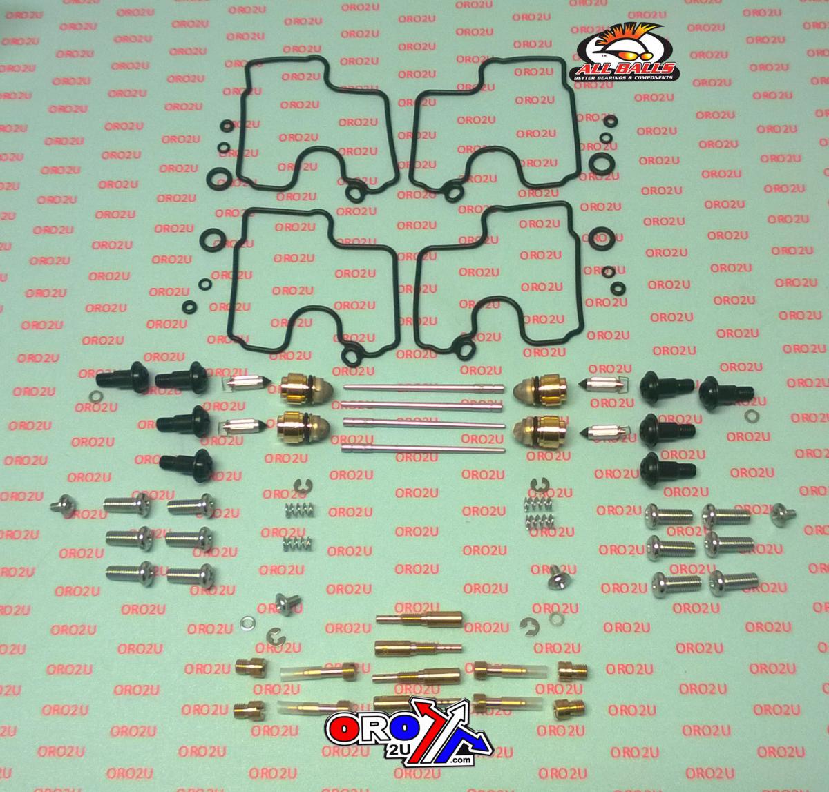 CARBURETOR REBUILD KIT 98-06 SUZ GSX600F KATANA, ALLBALLS 26-1694 ROAD thumbnail 2