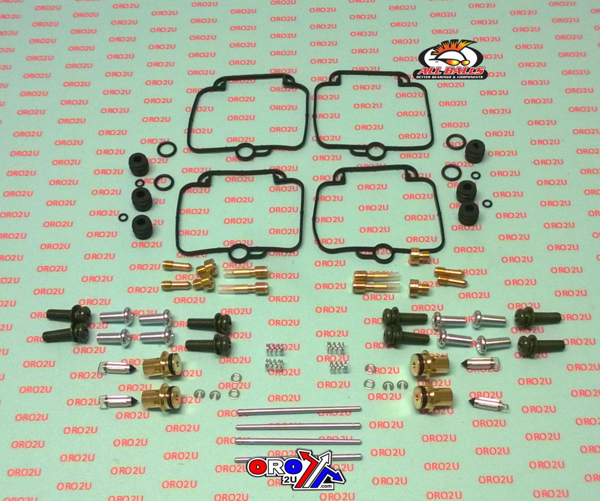 CARBURETOR REBUILD KIT 97-00 SUZ GSF1200 BANDIT, ALLBALLS 26-1700 ROAD thumbnail 2
