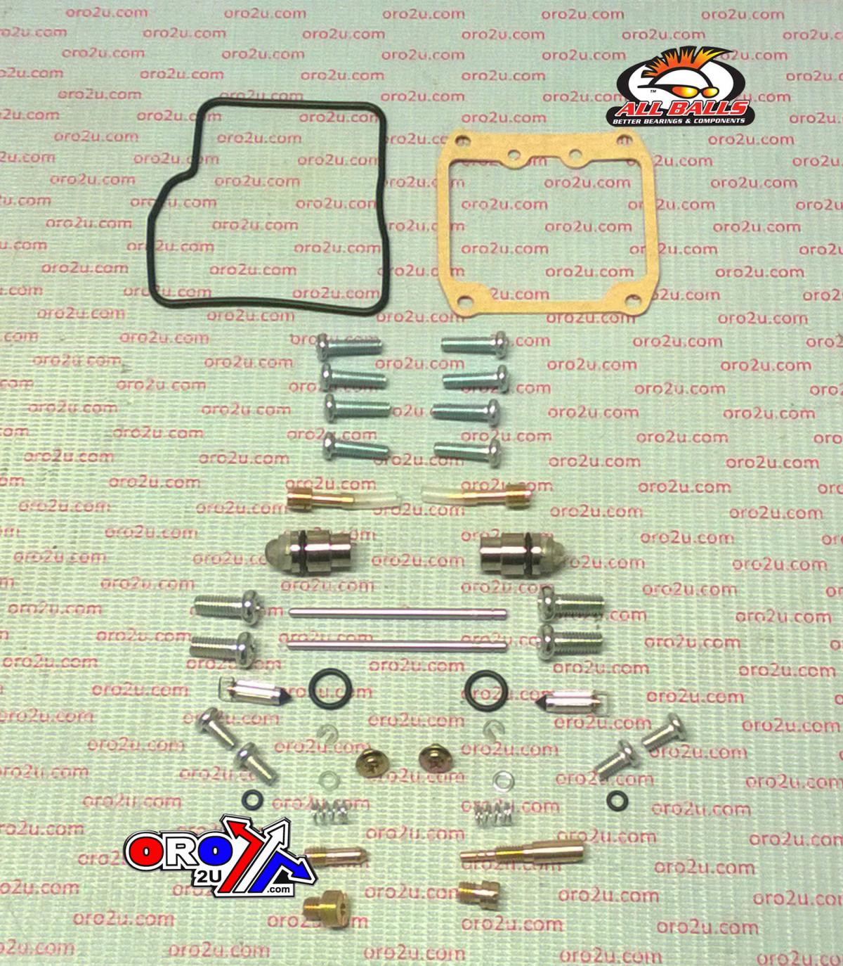CARBURETOR REBUILD KIT 97-04 SUZ VZ800 MARAUDER, ALLBALLS 26-1703 ROAD thumbnail 2