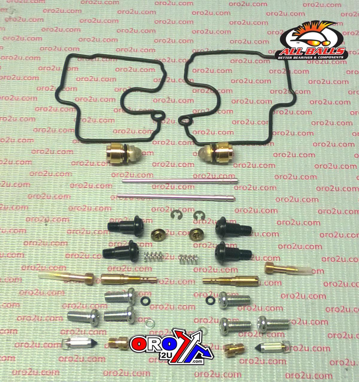 CARBURETOR REBUILD KIT 99-02 SUZ SV650, ALLBALLS 26-1706 ROAD thumbnail 2