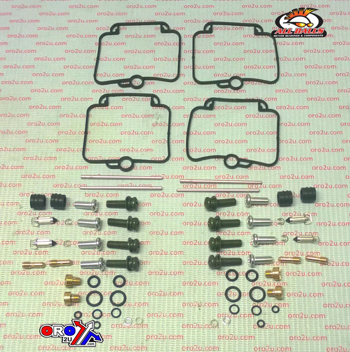 CARBURETOR REBUILD KIT 91-92 SUZ GSXR1100, ALLBALLS 26-1707 ROAD thumbnail 2