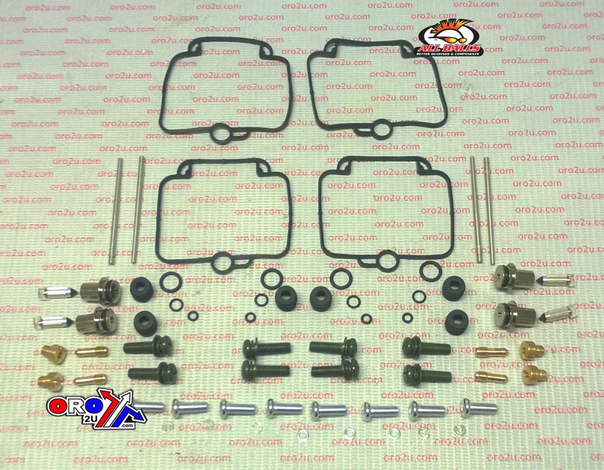 CARBURETOR REBUILD KIT 91-93 SUZ GSX1100G, ALLBALLS 26-1708 ROAD thumbnail 2