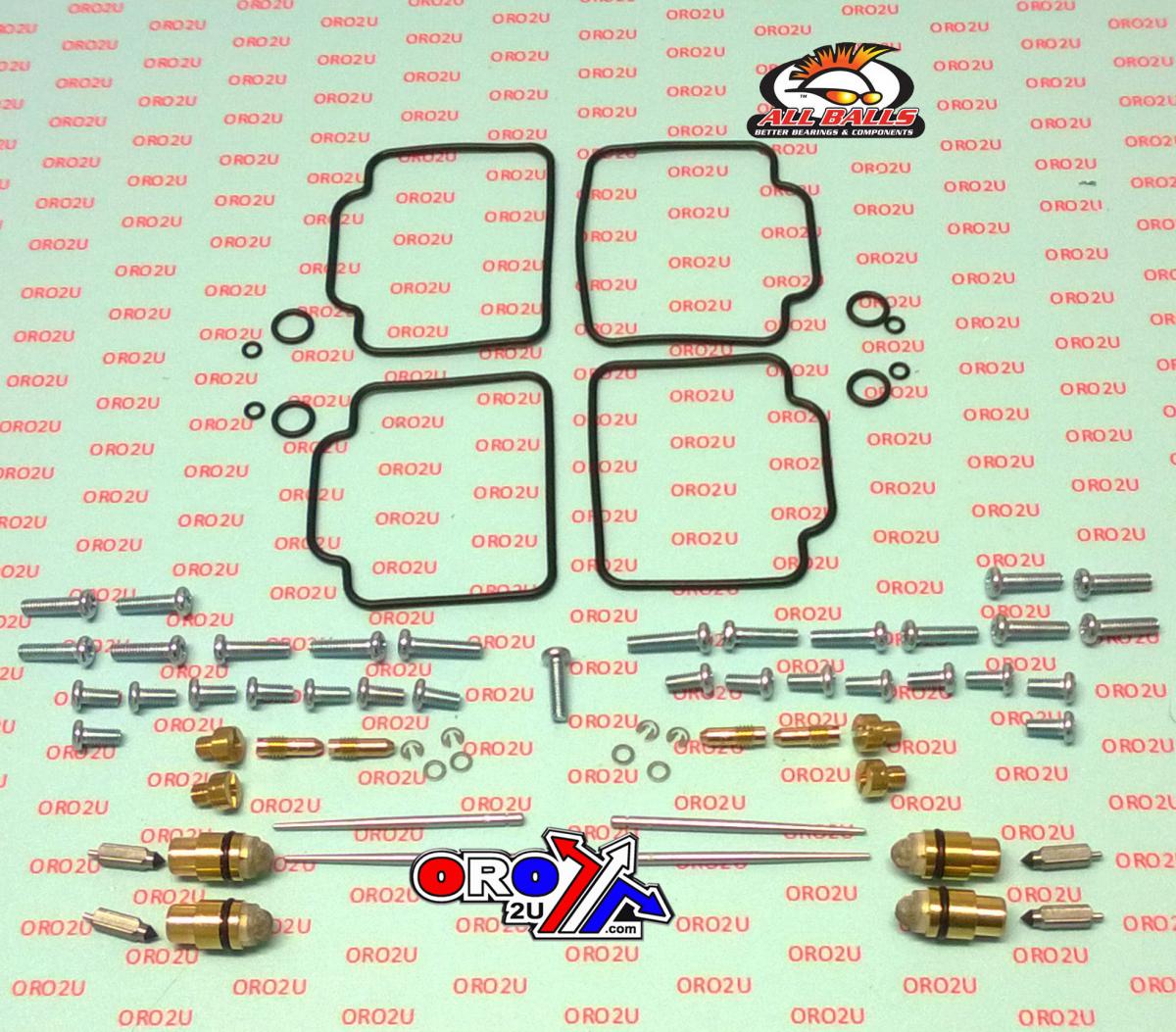 CARBURETOR REBUILD KIT 88-93 SUZ GSX1100F, ALLBALLS 26-1709 ROAD thumbnail 2