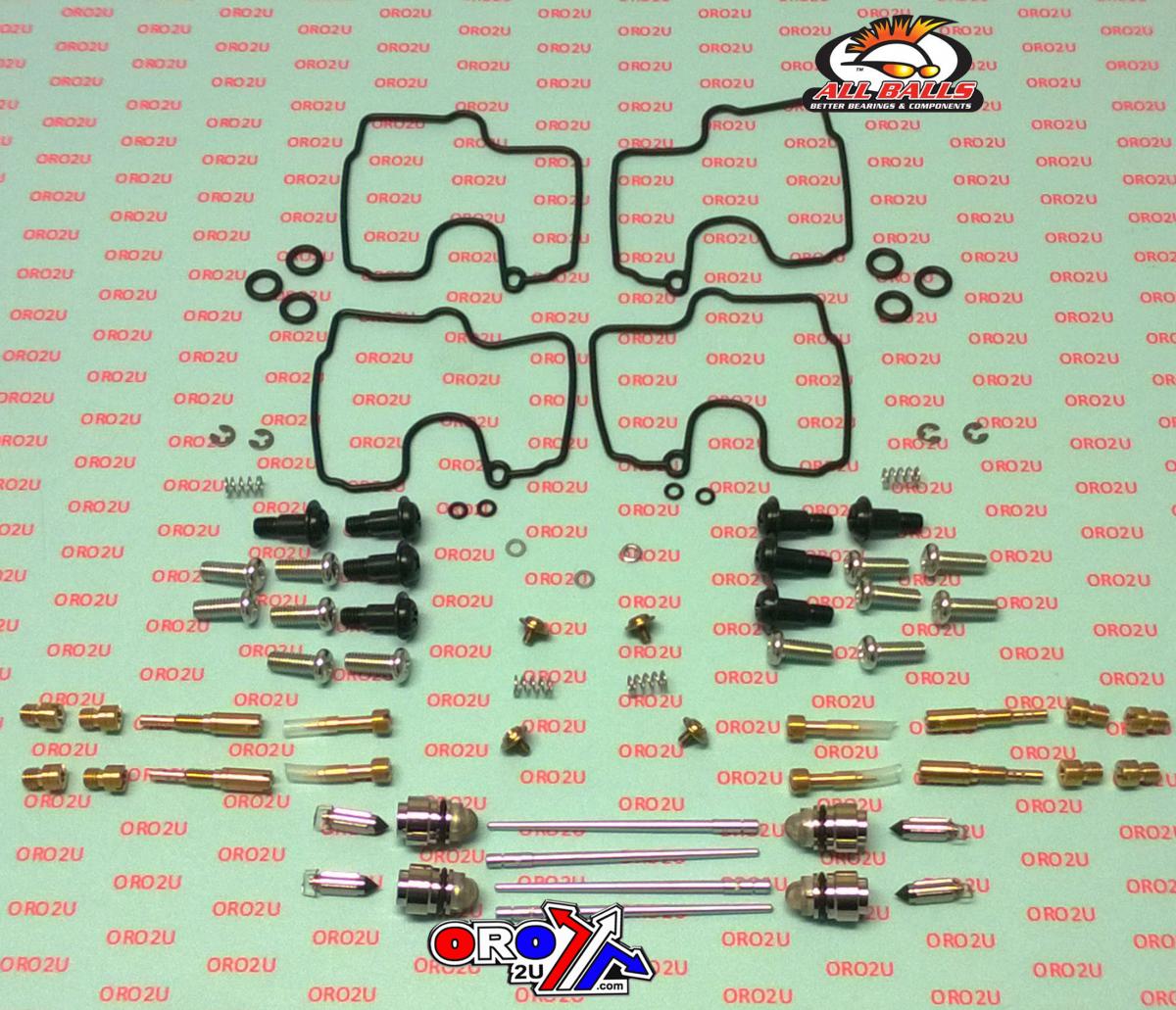 CARBURETOR REBUILD KIT 96-97 SUZ GSXR750, ALLBALLS 26-1711 ROAD thumbnail 2