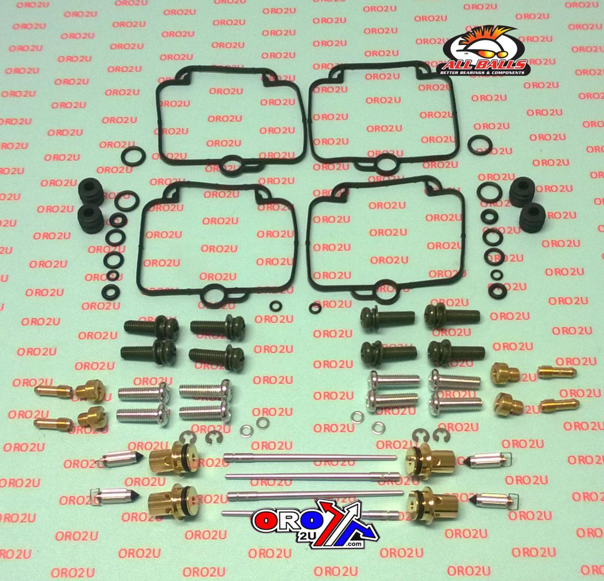 CARBURETOR REBUILD KIT 93-95 SUZ GSXR750, ALLBALLS 26-1712 ROAD thumbnail 2