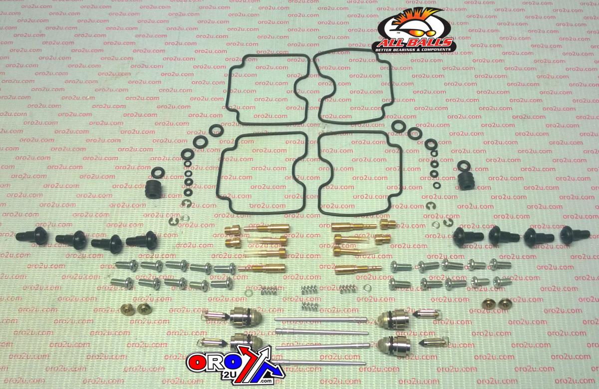 CARBURETOR REBUILD KIT 98-06 SUZ GSX750F, ALLBALLS 26-1714 ROAD thumbnail 2