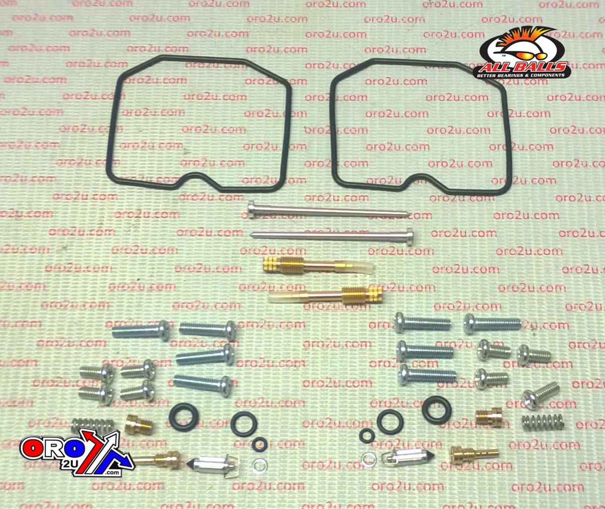 CARBURETOR REBUILD KIT 85-90 KAW EN450 454 LTD, ALLBALLS 26-1723 ROAD thumbnail 2