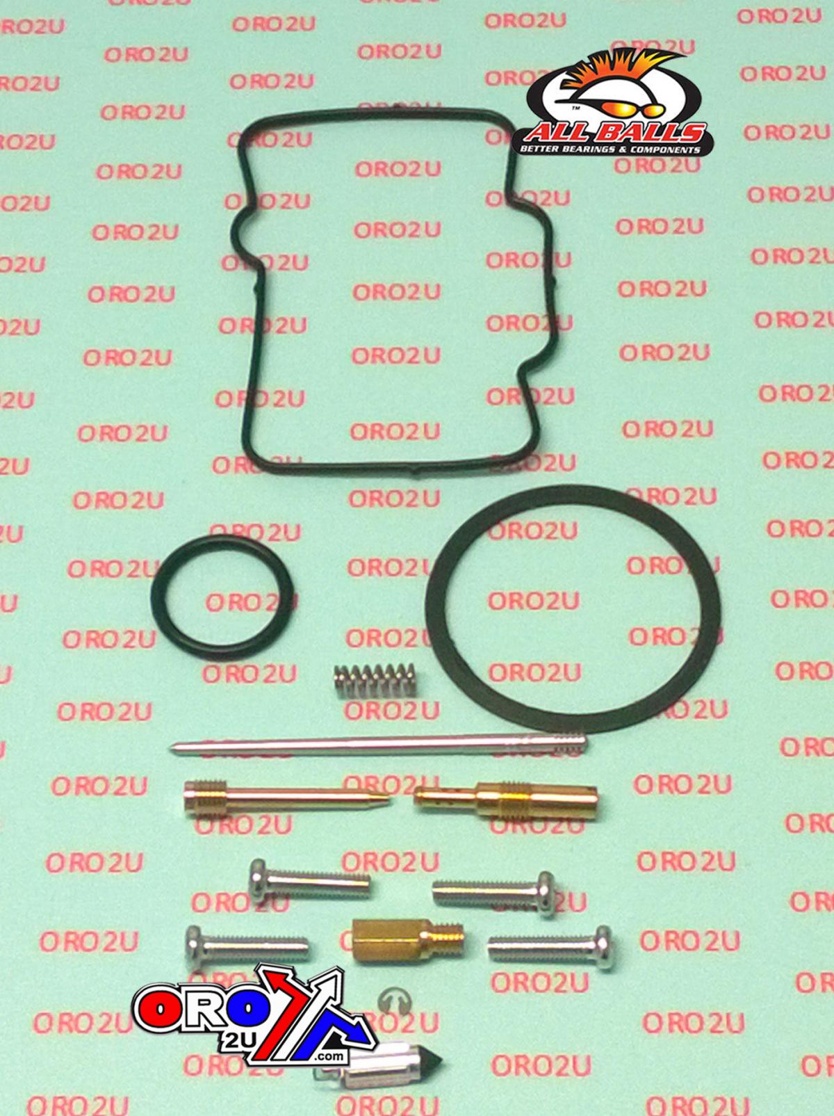 CARBURETOR REBUILD KIT 1989 HON CR500R, ALLBALLS 26-1738 DIRT thumbnail 2