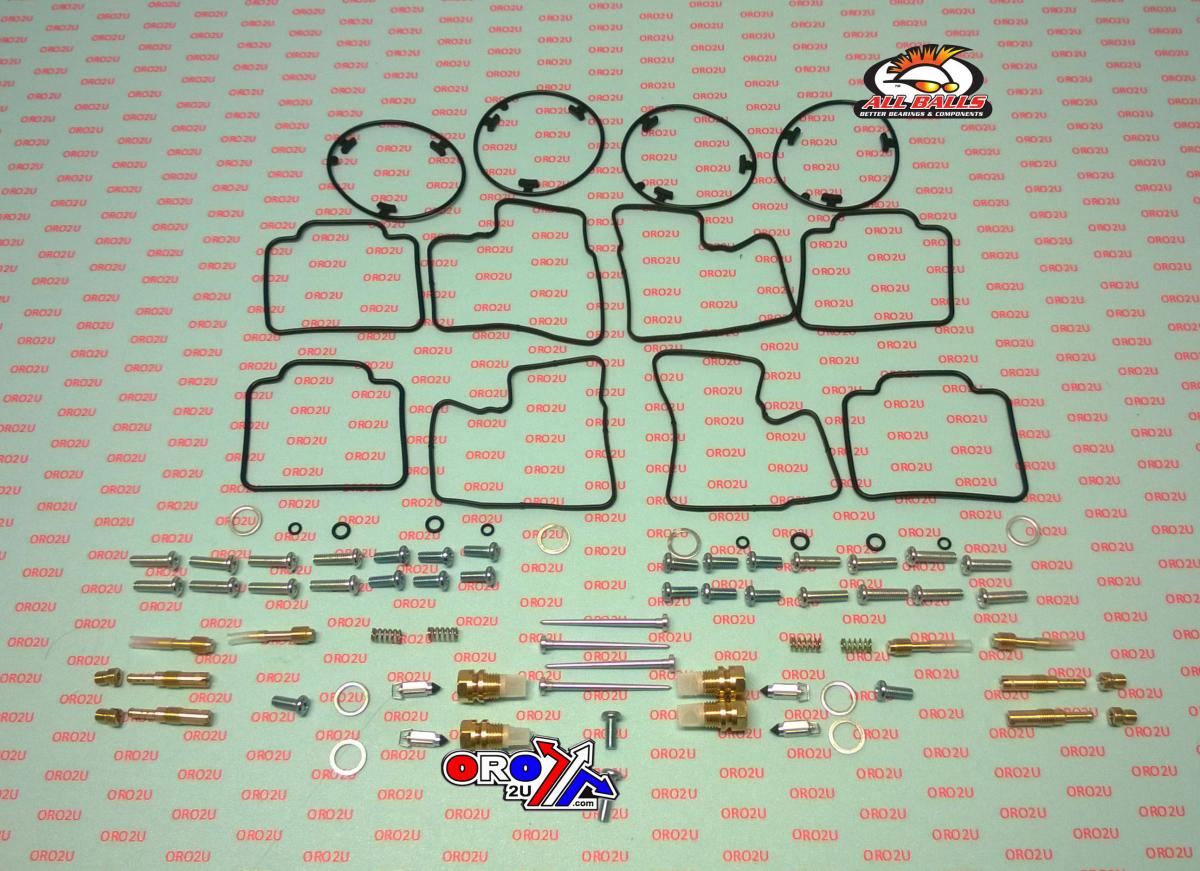 CARBURETOR REBUILD KIT 90-93 HON VFR750F, ALLBALLS 26-1750 ROAD thumbnail 2