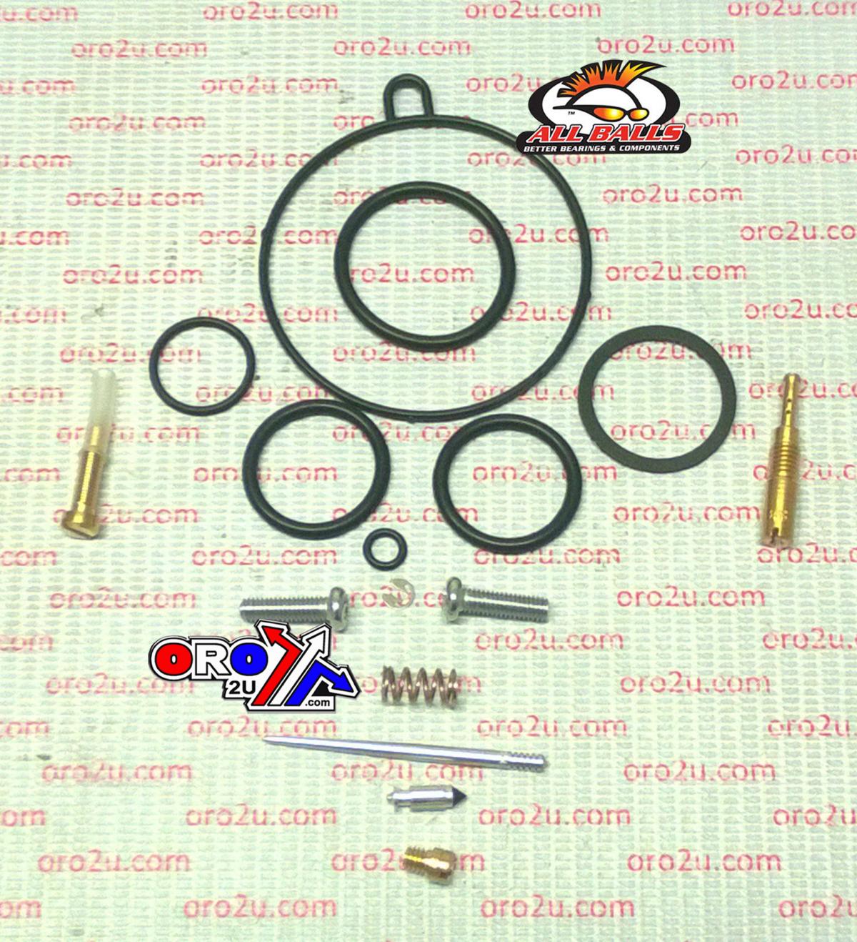 CARBURETOR REBUILD KIT 84-85 HON ATC125M, ALLBALLS 26-1754 ATV thumbnail 2