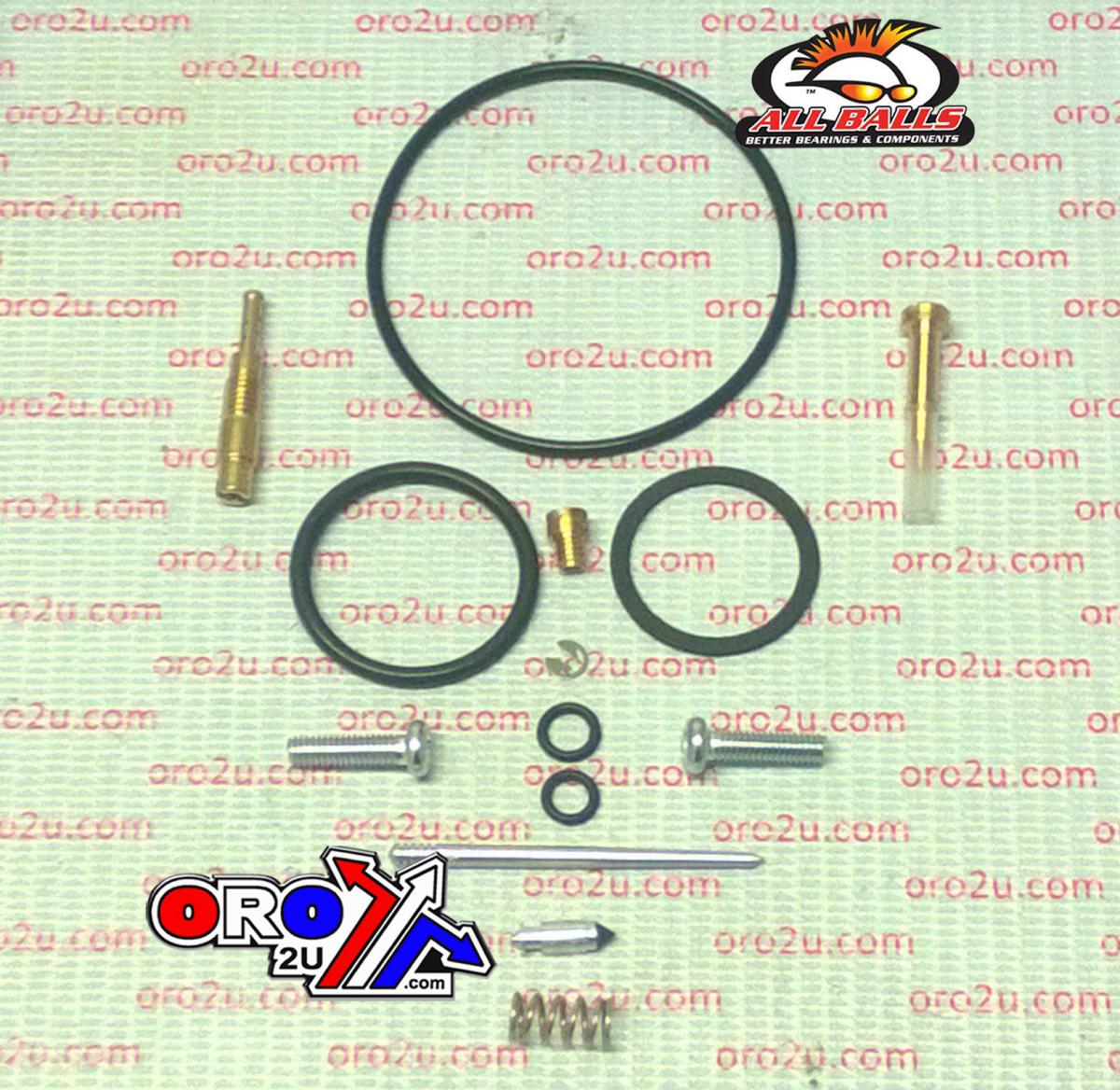 CARBURETOR REBUILD KIT 86-87 HON ATC125M, ALLBALLS 26-1756 ATV thumbnail 2