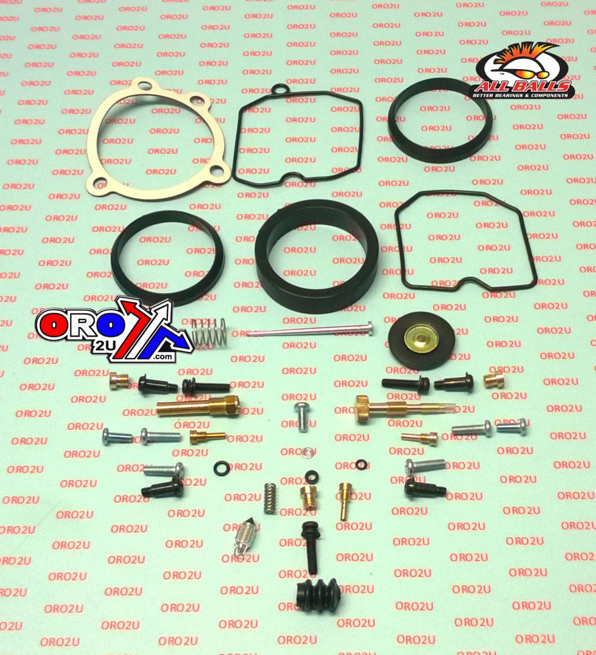 CARBURETOR REBUILD KIT 89-03 HARLEY XL883, ALLBALLS 26-1758 ROAD thumbnail 2