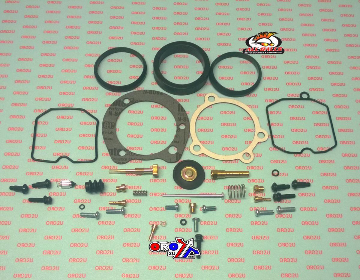 CARBURETOR REBUILD KIT 91-05 HARLEY, ALLBALLS 26-1760 ROAD thumbnail 2