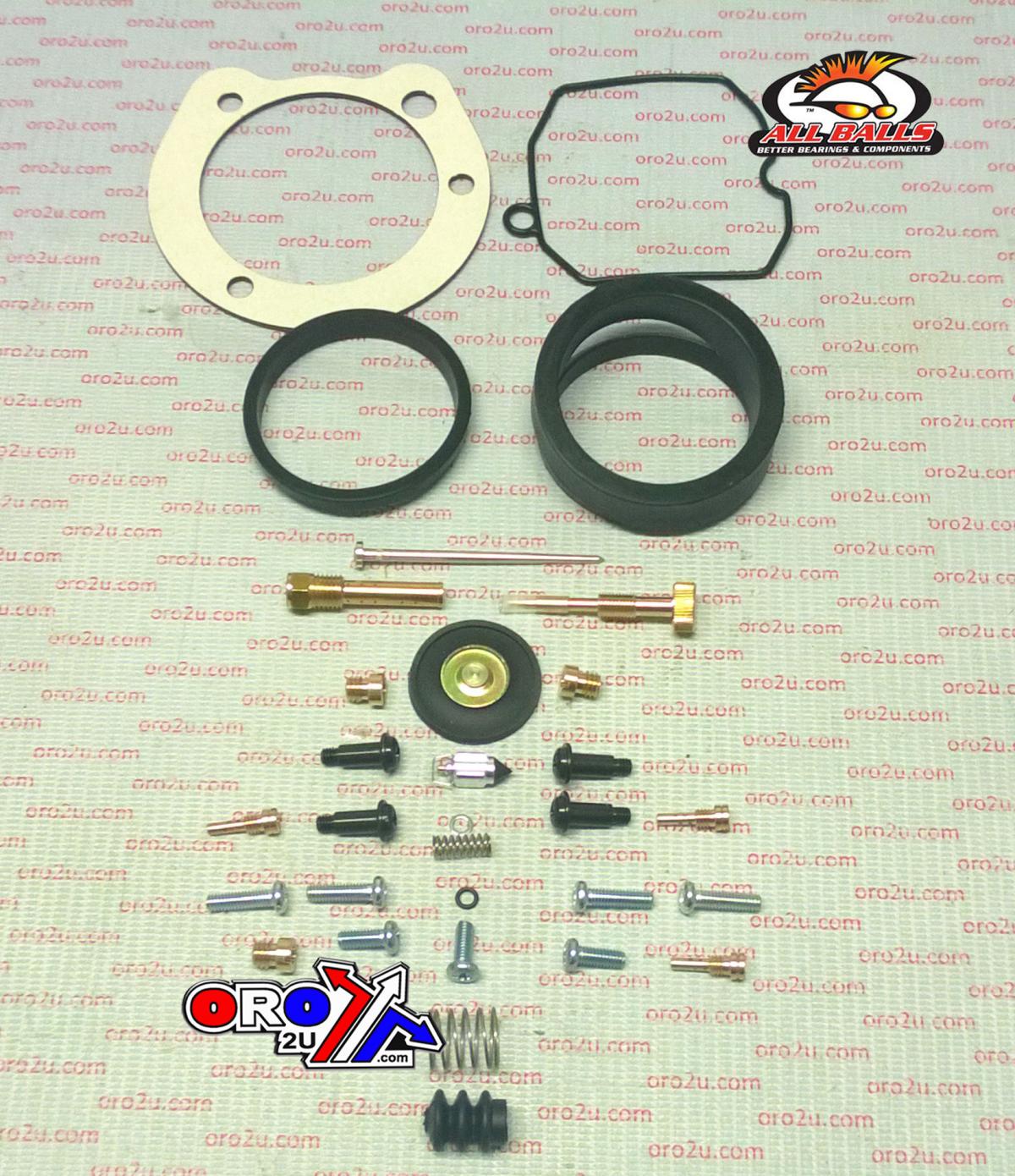 CARBURETOR REBUILD KIT 00-06 HARLEY, ALLBALLS 26-1762 ROAD thumbnail 2
