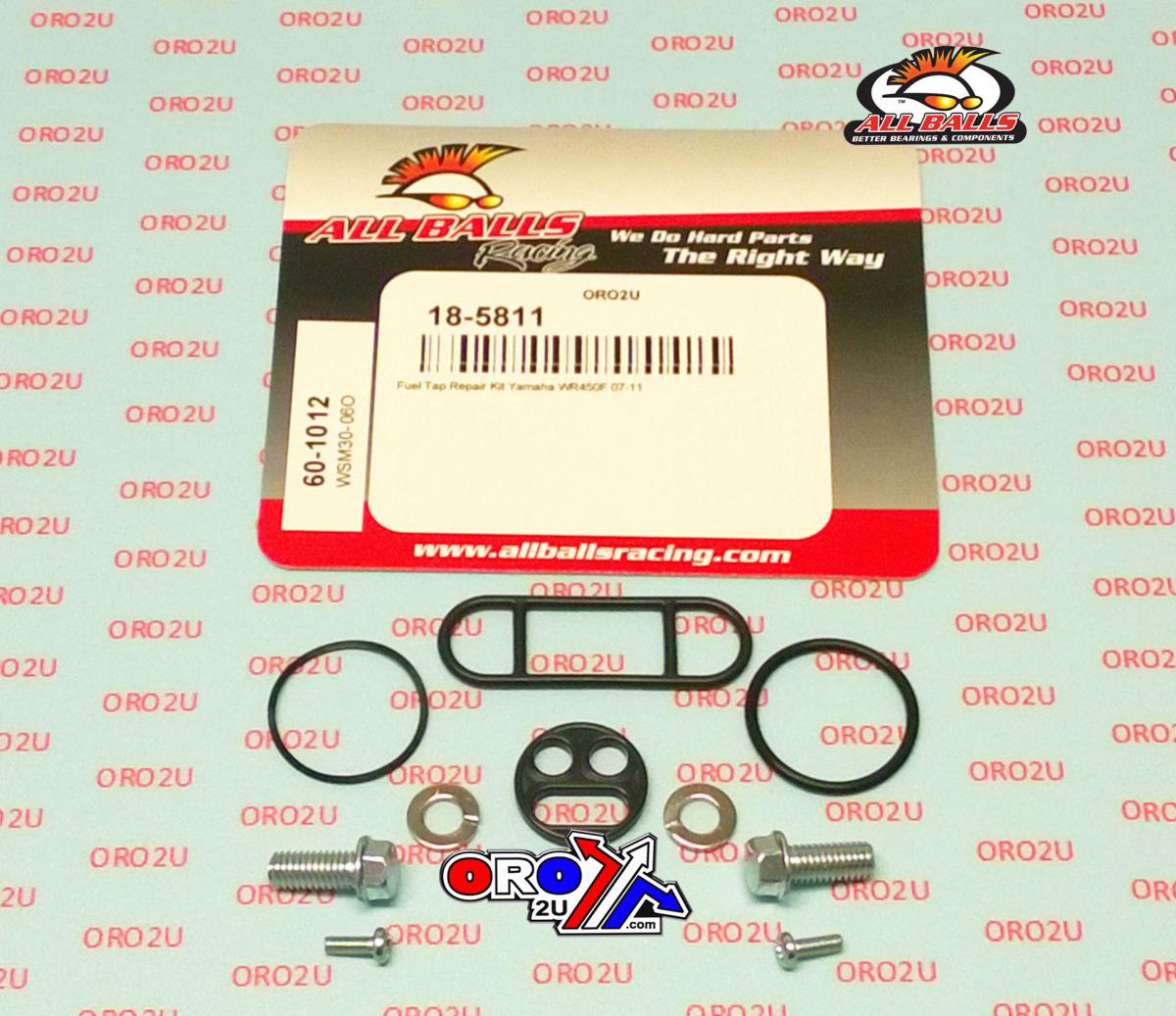 FUEL TAP REPAIR KIT ALLBALLS, ALLBALLS 60-1012 YAMAHA WR450F 07-11 thumbnail 2