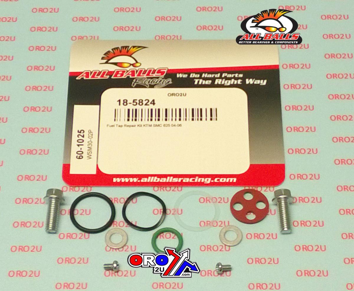 FUEL TAP REPAIR KIT ALLBALLS, ALLBALLS 60-1025 KTM SMC 625 04-06 thumbnail 2