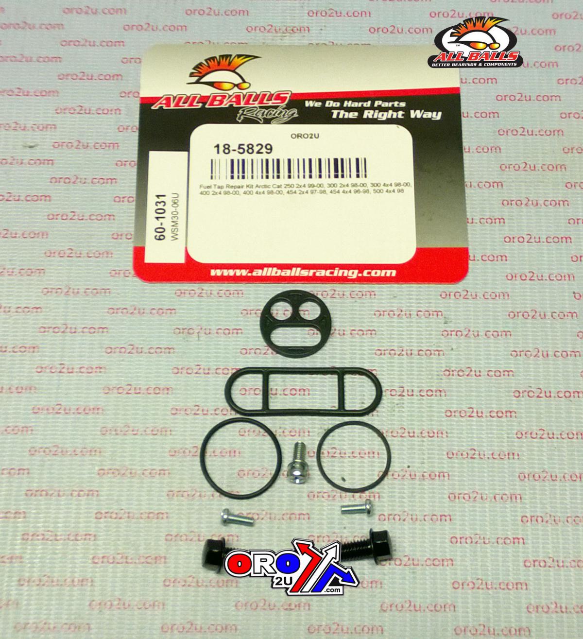 FUEL TAP REPAIR KIT ALLBALLS, ALLBALLS 60-1031 ARCTIC CAT 250-500 96-00 thumbnail 2