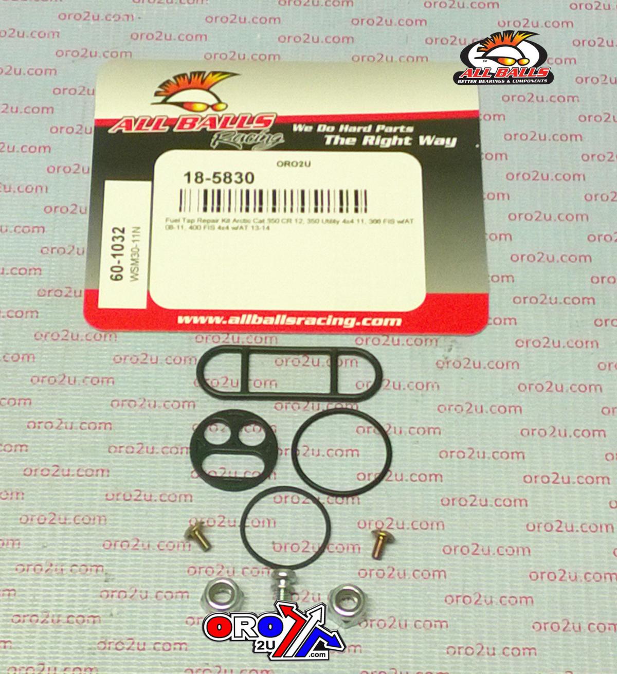 FUEL TAP REPAIR KIT ALLBALLS, ALLBALLS 60-1032 ARCTIC CAT 350/366/400 08-14 thumbnail 2