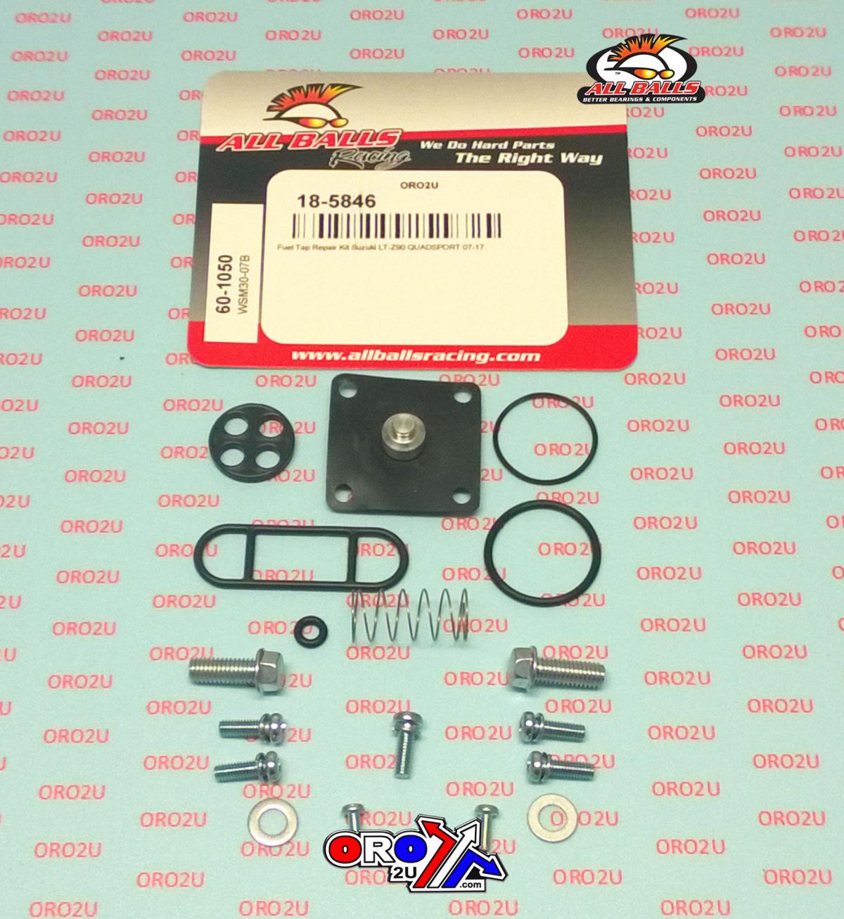 FUEL TAP REPAIR KIT ALLBALLS, ALLBALLS 60-1050 SUZUKI LT-Z90 07-21 thumbnail 2